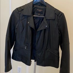 Faux leather jacket